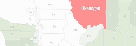 Okanogan County Map