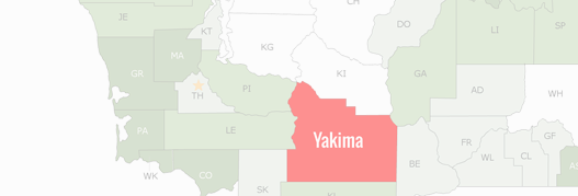 Yakima County Map