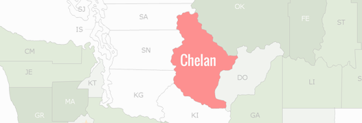 Chelan County Map